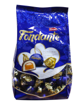 Фото продукту:Цукерки шоколадні з вершковим кремом та карамельною начинкою Elvan Fondan...