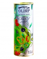 Фото продукту:Олія оливкова першого віджиму Extra Virgin Olive Oil OLIMP GREEN LABEL, 1 л
