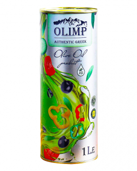 Фото продукту: Олія оливкова першого віджиму Extra Virgin Olive Oil OLIMP GREEN LABEL, 1 л
