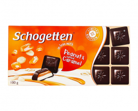 Фото продукту: Шоколад Schogetten Peanut&Salted Caramel, 100 г