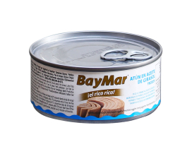 Фото продукта: Тунец консервированный в подсолнечном масле BayMar, 160 г