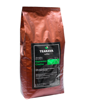 Фото продукту: Кава в зернах Teakava Espresso Crema, 1 кг (20/80)