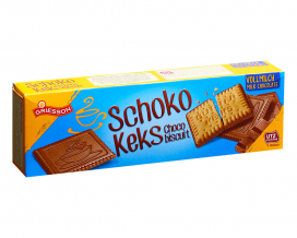 Фото продукта: Печенье в молочном шоколаде Griesson Schoko Keks Choco Biscuit Milk Chocolate, 125 г
