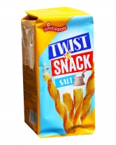 Фото продукту:Снеки хрусткі з сіллю Griesson Cookies Twisth Snack Salt, 125 г