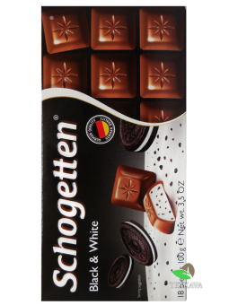 Фото продукту: Шоколад Schogetten Black & White, 100 г