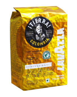 Фото продукту: Кава в зернах Lavazza Tierra Colombia, 1 кг (100% арабіка)