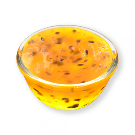 Фото продукта: Пюре ягодное для чая, коктейлей "Дыня-маракуйя" LEMO, 1 кг (премикс, основа)