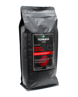 Фото продукту: Кава в зернах Teakava Kenya AB FAQ, 1 кг (моносорт арабіки)