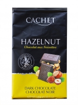 Фото продукта:Шоколад Cachet черный с лесными орехами 54%, 300 г