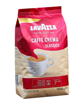 Фото продукту: Кава в зернах Lavazza Caffe Crema Classico, 1 кг (70/30)