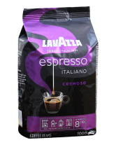 Фото продукту:Кава в зернах Lavazza Espresso Italiano Cremoso, 1 кг (70/30)