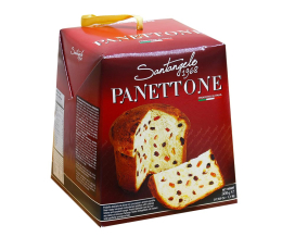 Фото продукту: Паска з цукатами апельсина та родзинками Santangelo PANETONE, 500 г