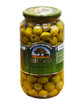 Фото продукту: Оливки без кісточки Bravo Aceitunas sin hueso, 1000 г