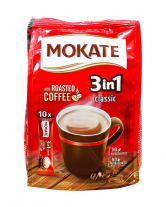 Фото продукту:Кава розчинна в стіках MOKATE 3в1 Classic (10шт*17г), 170 г