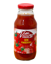 Фото продукту:Сік томатний Vittica Korkus, 330 мл