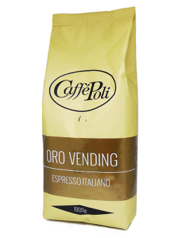 Фото продукту: Кава в зернах Caffe Poli Oro Vending, 1 кг (20/80)
