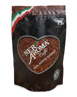 Кофе растворимый Nero Aroma Classico, 75 г (30/70)