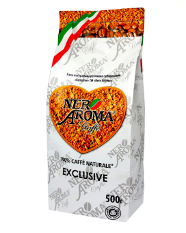 Фото продукту: Кава розчинна Nero Aroma Exclusive, 500 г (100% арабіка)