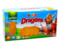 Фото продукту:Печиво злакове Дракони GULLON DIBUS Dragons, 330 г