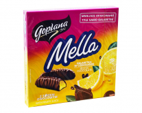 Фото продукту:Цукерки желейні зі смаком лимона у шоколаді Mella Goplana, 190 г