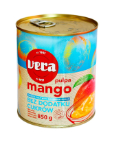 Фото продукту:М'якуш манго без цукру Vera Mango Pulpa Alphonso, 850 г