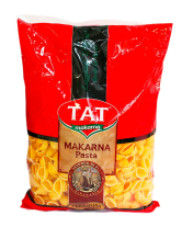 Фото продукту:Макарони черепашки TAT Makarna Pasta Shell, 500 г