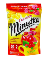 Фото продукта:Чай фруктовый Minutka с шиповником, малиной и клюквой в пакетиках, 64 г (...