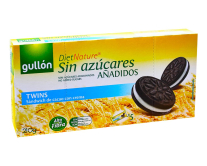 Фото продукту:Печиво сендвіч без цукру шоколадне з вершковим прошарком GULLON ZERO Diet...