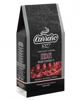 Фото продукту: Кава мелена Carraro India "А", 250 г (моносорт арабіки)