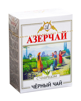 Фото продукту: Чай чорний з чебрецем Azercay, 100 г