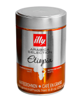 Фото продукту:Кава в зернах illy Ethiopia, 250 г(ж/б) (моносорт арабіки)