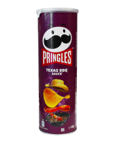 Фото продукту:Чіпси PRINGLES Texas BBQ Sause Техаський соус барбекю, 165г