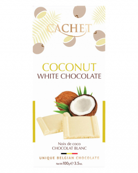 Фото продукта: Шоколад Сachet белый с кокосом 27%, 100 г