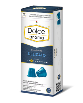 Фото продукту:Кава в капсулах Dolce Aroma Delicato Decaffeinato Nespresso (без кофеїну)...
