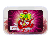 Фото продукта:Жевательные конфеты со вкусом клубники JOUY & CO Sour Strips Stravberry F...