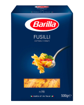 Фото продукту:Макарони BARILLA FUSILLI № 98 Спіральки/фузилі, 500 г