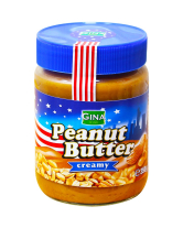 Фото продукту:Арахісове масло вершкове Gina Peanut Butter creamy, 350 г