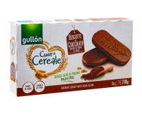 Фото продукта:Печенье сендвич шоколадное с шоколадным кремом GULLON Cuor di Cereal, 200 г