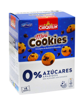 Фото продукта: Печенье без сахара с шоколадной крошкой ARTIACH Mini Cookies 0% Azucares, 120 г 