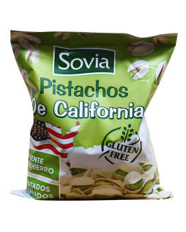Фото продукту: Фісташки смажені солоні Sovia Pistachos de California, 250 г