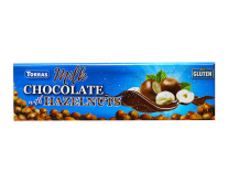 Фото продукта:Шоколад молочный без глютена TORRAS с фундуком 32%, 300 г