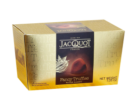 Фото продукту: Цукерки трюфель класичний гіркий JacQuot, 200 г