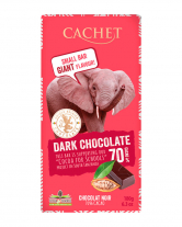 Фото продукта:Шоколад Cachet экстра черный 70%, 180 г