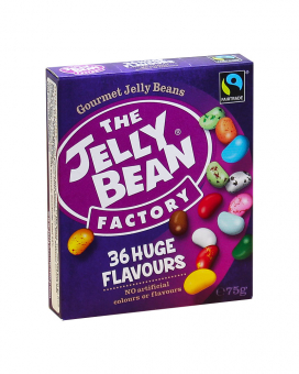 Фото продукта: Жевательные конфеты "36 вкусов" Jelly Bean Factory 36 HUGE FLAVOURS, 75 г