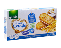 Фото продукту:Печиво сендвіч цільнозернове з йогуртовим прошарком без цукру GULLON Cuor...