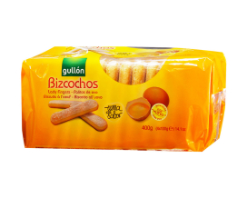 Фото продукту: Печиво Савоярді GULLON Savoiardi Bizcochos (Дамські пальчики), 400 г