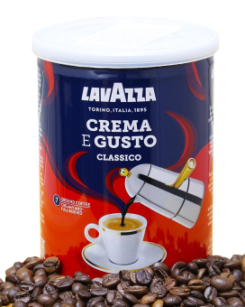 Фото продукту: Кава мелена Lavazza Crema e Gusto Classico, 250 г (30/70) (ж/б)