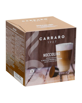 Фото продукту: Капучіно в капсулах Carraro Nocciolino DOLCE GUSTO, 16 шт