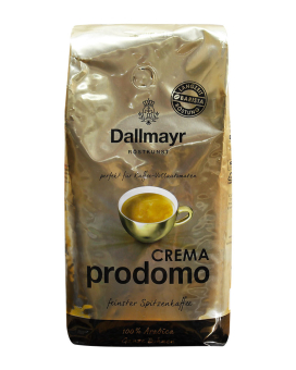 Фото продукту: Кава в зернах Dallmayr Crema Prodomo, 1 кг (100% арабіка)