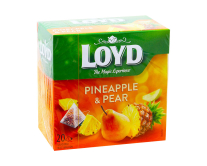 Фото продукта:Чай фруктовый Ананас-груша LOYD Pineapple & Pear, 40 г (20шт*2г)